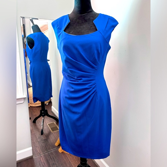 Calvin Klein dress, blue, size 8 - Picture 1 of 3
